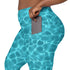Aqua Waters Rash Guard Pants Leggings With Pockets UPF 50+